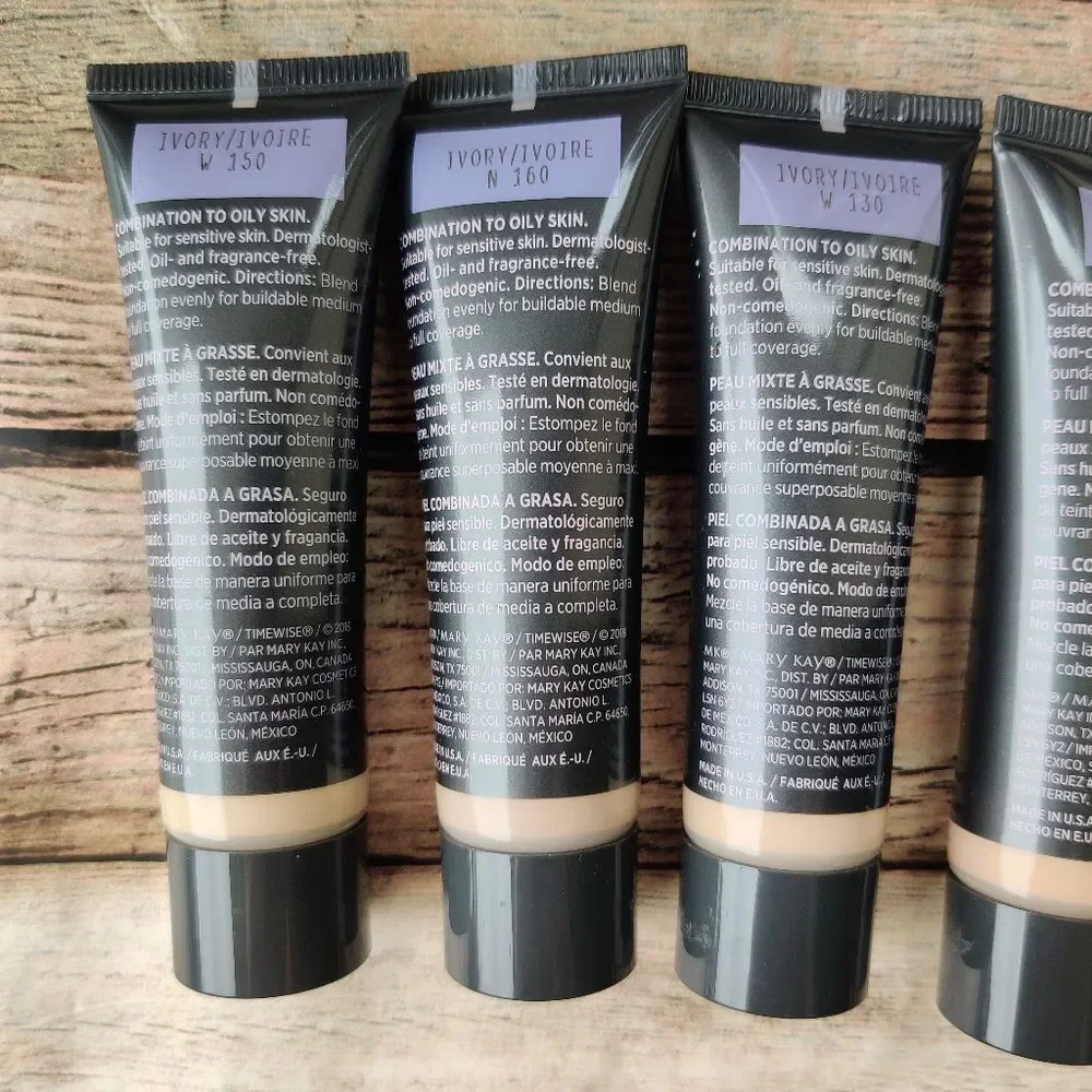 Mary Kay Timewise Matte 3D Foundation Ivory And Beige
